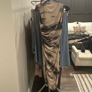 Women’s fitted dress.